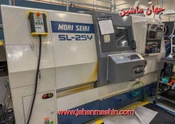 تراش سی ان سی -
-Mori Seiki SL25Y
ساخت : ژاپن -
سال ساخت :1996-
کنترل : Mori seiki MF T6(اطلاعات ثبت شده از سایت جهان ماشین میباشد(www.jahanmashin.com ))