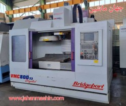 فرز CNC سه محور بریجپورت VMC800 -سیستم کنترل : هایدن 410-
سال ساخت: 1998-
22 ابزار چتری و BT40-
هر سه محور باکس(اطلاعات ثبت شده از سایت جهان ماشین میباشد(www.jahanmashin.com ))