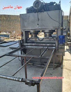 دستگاه تولید ورق آجدار پرسی - ساخت ایران / اصفهان - تابلو برق رله -کنتاکتور سالم(اطلاعات ثبت شده از سایت جهان ماشین میباشد(www.jahanmashin.com ))