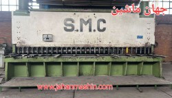 گیوتین ۶متر  - ۲۵میل برش - صحت -  وزن دستگاه ۶۵تن  - دستگاه درحد صفر (اطلاعات ثبت شده از سایت جهان ماشین میباشد(www.jahanmashin.com ))