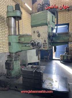 دریل رادیال  - مورس ۵ - بازو ۱۶۰ -  مدل بالا - ۷شیردرجه یک 
(اطلاعات ثبت شده از سایت جهان ماشین میباشد(www.jahanmashin.com ))