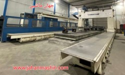 فرز دروازه‌ای پنج محور همزمان - مارک Forest Line  -با حرکت محورهای اصلی X13000mmY3500mmZ1500mm-سال ساخت 1997(اطلاعات ثبت شده از سایت جهان ماشین میباشد(www.jahanmashin.com ))