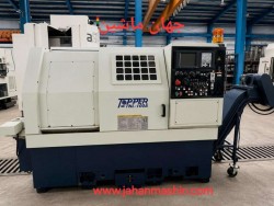تراش CNC TOPPER TNL-100A-
 ساخت تایوان - 
سال 2005-
 سیستم کنترل: FANUC Oi-TB