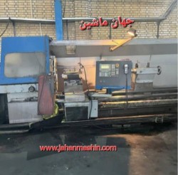 سنگین تراش CNC سه متر آلمان-   کورس ماشینکاری X1000 Z3500-  کنترل زیمنس 802c-  قطر تراشکاری((Www.jahanmashin.com)اطلاعات ثبت شده از سایت جهان ماشین میباشد )