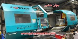 سنگین تراش CNC دو محور SAEILO  ساخت آلمان 2007-کنترل SIEMENS 840D- (  اطلاعات ثبت شده از سایت جهان ماشین میباشد(www.jahanmashin.com) )